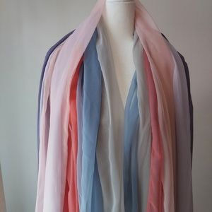 Bridesmaids Shawls, Lot, Mermaid Theme, 6 Dress Shawls, Bundle